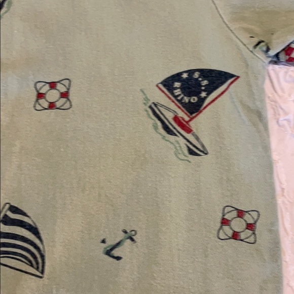 Painting Red Rhinos Nautical Shirt size 4/5 - Picture 7 of 10